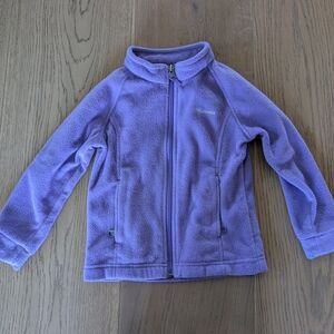 Columbia Violet Full-Zip Fleece Jacket
